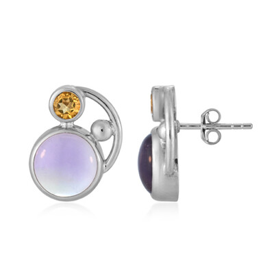 Ametrine Silver Earrings