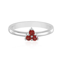 Tanzanian Ruby Silver Ring