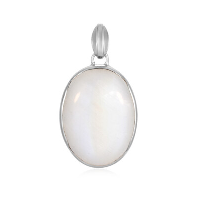 Bihar rainbow moonstone Silver Pendant