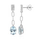 14K AAA Brazilian Aquamarine Gold Earrings (CIRARI)