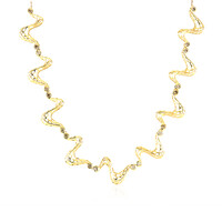 9K I2 Champagne Diamond Gold Necklace (Ornaments by de Melo)