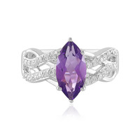 Uruguayan Amethyst Silver Ring