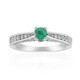 Russian Emerald Silver Ring