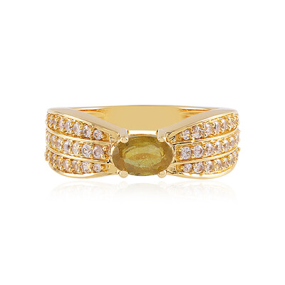 Madagascar Yellow Sapphire Silver Ring