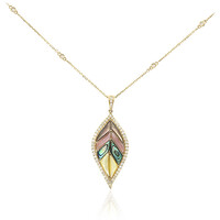 14K Mother of Pearl Gold Necklace (CIRARI)