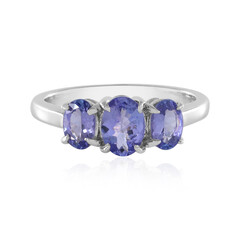 Tanzanite Silver Ring