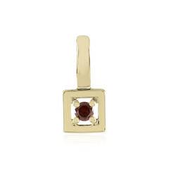 9K I2 Red Diamond Gold Pendant