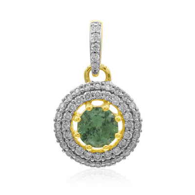 14K Madagascan Demantoid Gold Pendant (John Ferry)