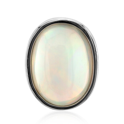 Welo Opal Silver Pendant (MONOSONO COLLECTION)