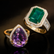 18K AAA Zambian Emerald Gold Ring (CIRARI)