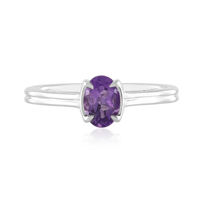 Uruguayan Amethyst Silver Ring