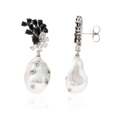 Freshwater pearl Silver Earrings (Dallas Prince Designs)