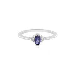 Iolite Silver Ring