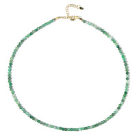 Brazilian Emerald Silver Necklace