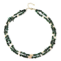 Zambian Emerald Silver Necklace