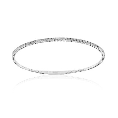 14K I1 (H) Diamond Gold Bangle (CIRARI)