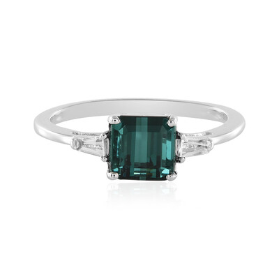 Benedito Green Tourmaline Silver Ring