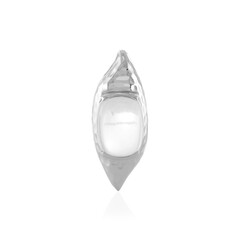 White Quartz Silver Pendant