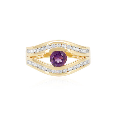 Amethyst Silver Ring