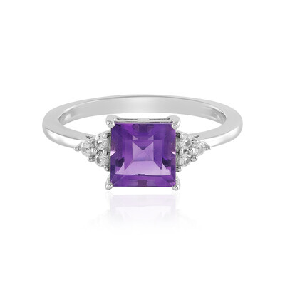 Moroccan Amethyst Silver Ring