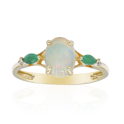 10K AAA Welo Opal Gold Ring