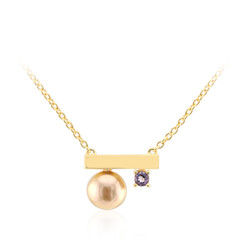 Peach Ming Pearl Silver Necklace (TPC)