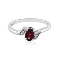 Rhodolite Silver Ring