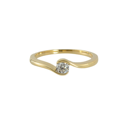 18K SI Diamond Gold Ring