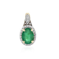 9K Brazilian Emerald Gold Pendant (Adela Gold)