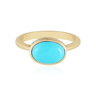 9K Sleeping Beauty Turquoise Gold Ring