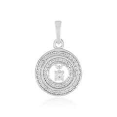 Zircon Silver Pendant