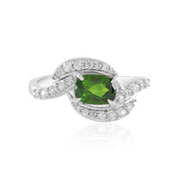 Russian Diopside Silver Ring