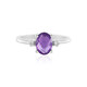 Zambian Amethyst Silver Ring