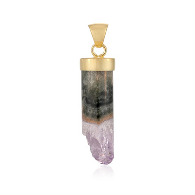 Amethyst Druze Silver Pendant