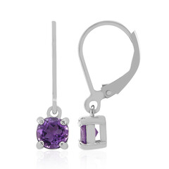 Amethyst Silver Earrings