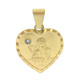 9K PK (H) Diamond Gold Pendant