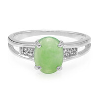 Imperial Chrysoprase Silver Ring