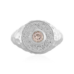 Morganite Silver Ring