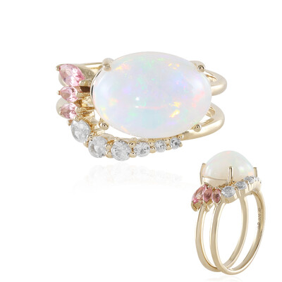 9K Welo Opal Gold Ring (Adela Gold)