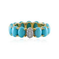 Sleeping Beauty Turquoise Silver Ring