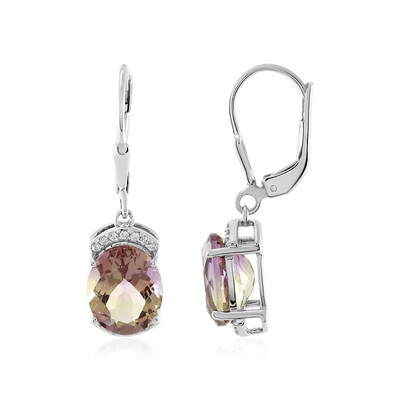 Ametrine Silver Earrings