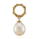 Kabira Golden South Sea Pearl Silver Pendant (TPC)