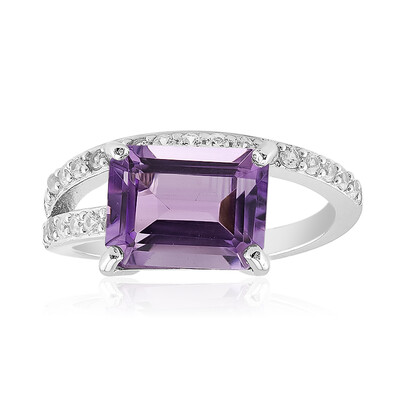 Amethyst Silver Ring