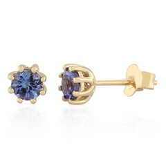 9K Tanzanite Gold Earrings (de Melo)