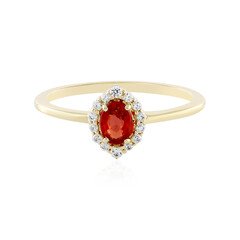 9K Tanzanian Ruby Gold Ring