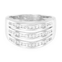 White Sapphire Silver Ring