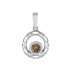 9K I2 Champagne Diamond Gold Pendant (Ornaments by de Melo)