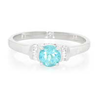 Blue Apatite Silver Ring