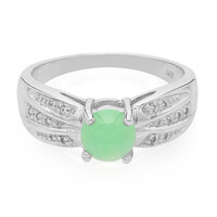 Imperial Chrysoprase Silver Ring