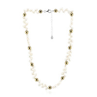 Freshwater pearl Silver Necklace (TPC)